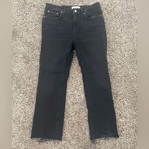 Zara Premium Denim Collection Raw Hem